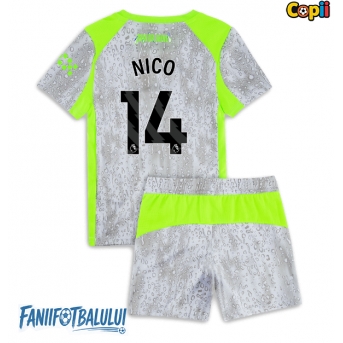 Manchester City Nico Gonzalez #14 Echipament de Fotbal Replică 2025-26 Copii Treilea (+ Șorturi)